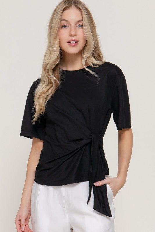 Black tie top