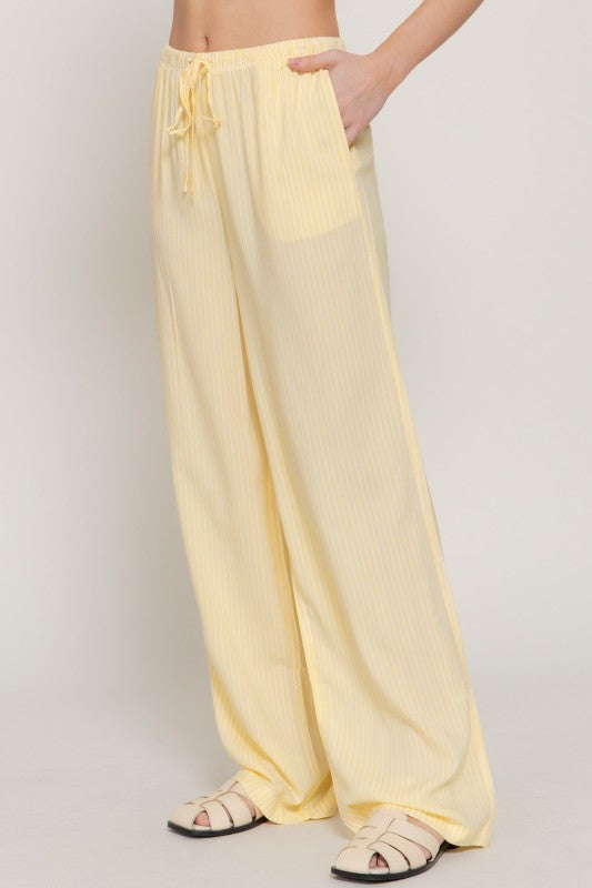 Butter yellow pants