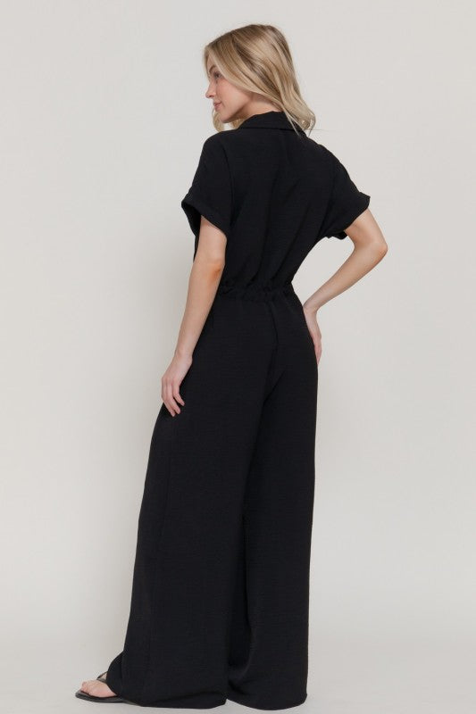 Black Comfy Jumpsuit