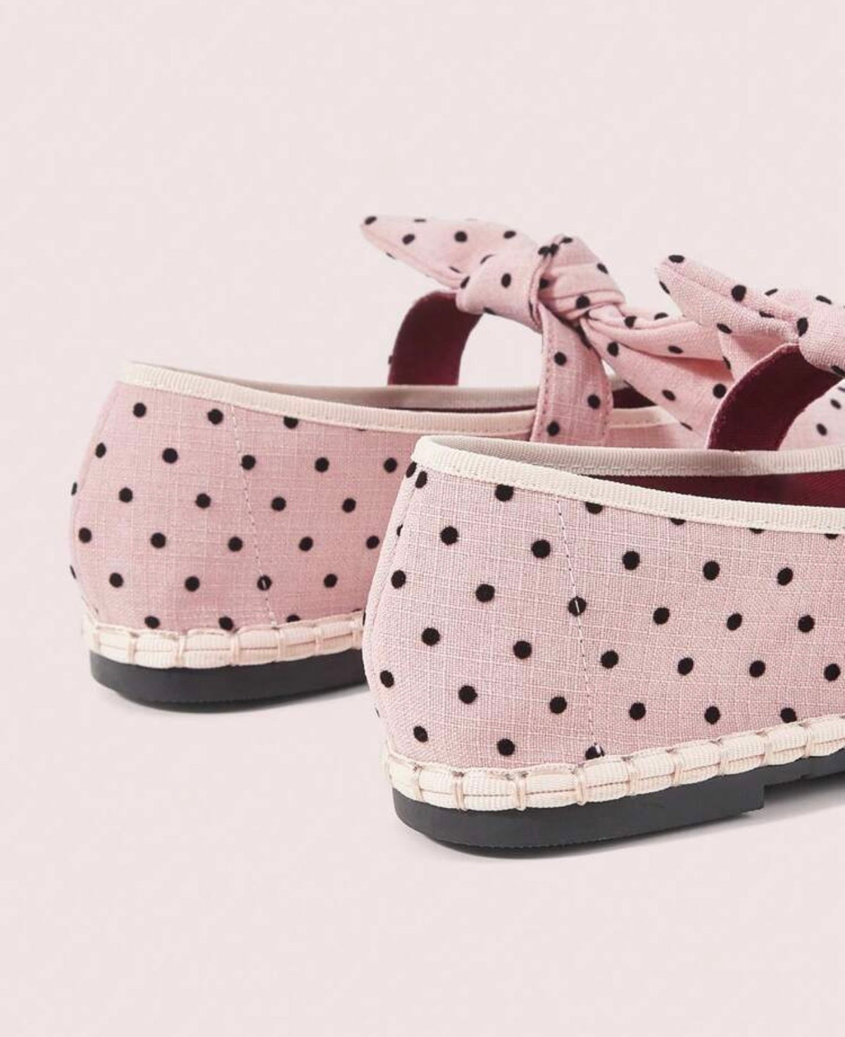 Pink polka dots Flats