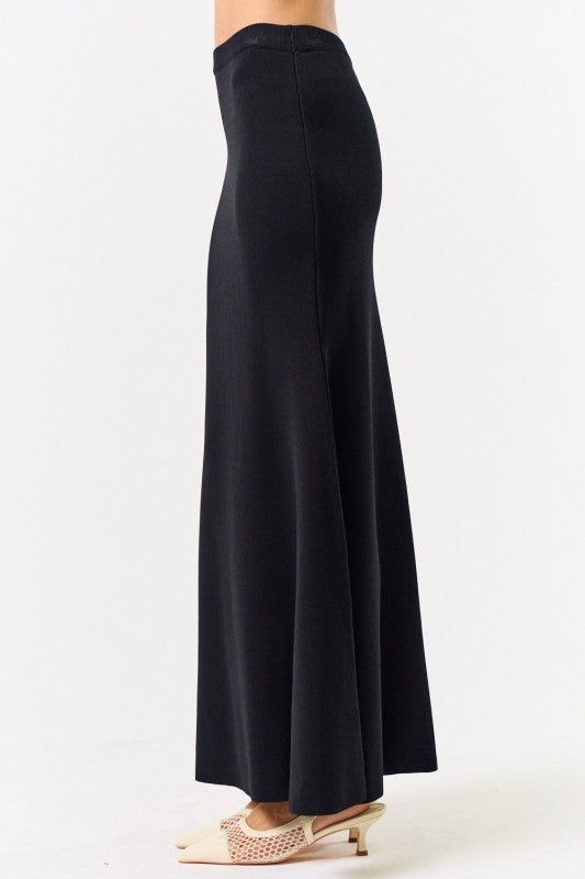 Black Knitted Skirt & Vest Set 30 julio