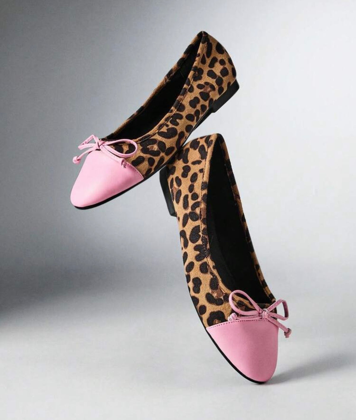 Leopard & Pink Flats