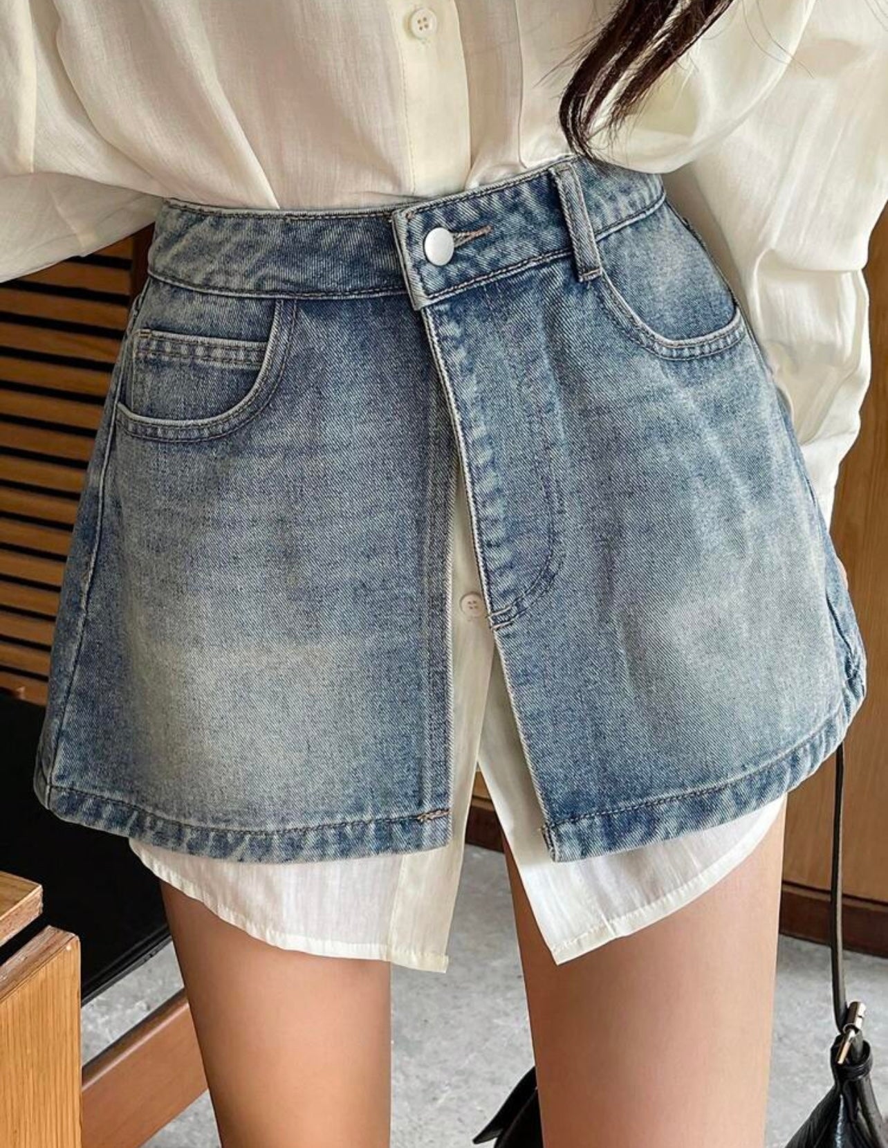 Denim peplum 3 mayo