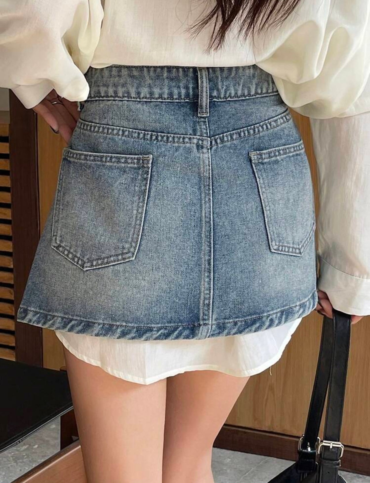 Denim peplum 3 mayo