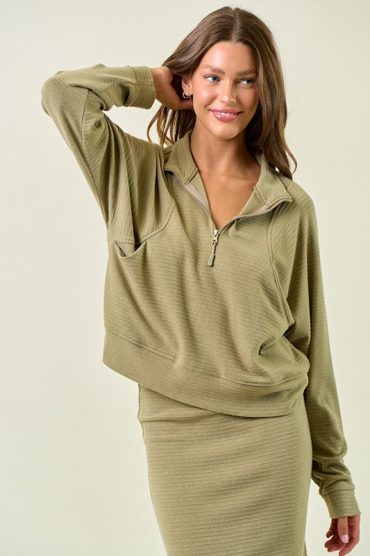 Olive Tzniut skirt set 14 agosto