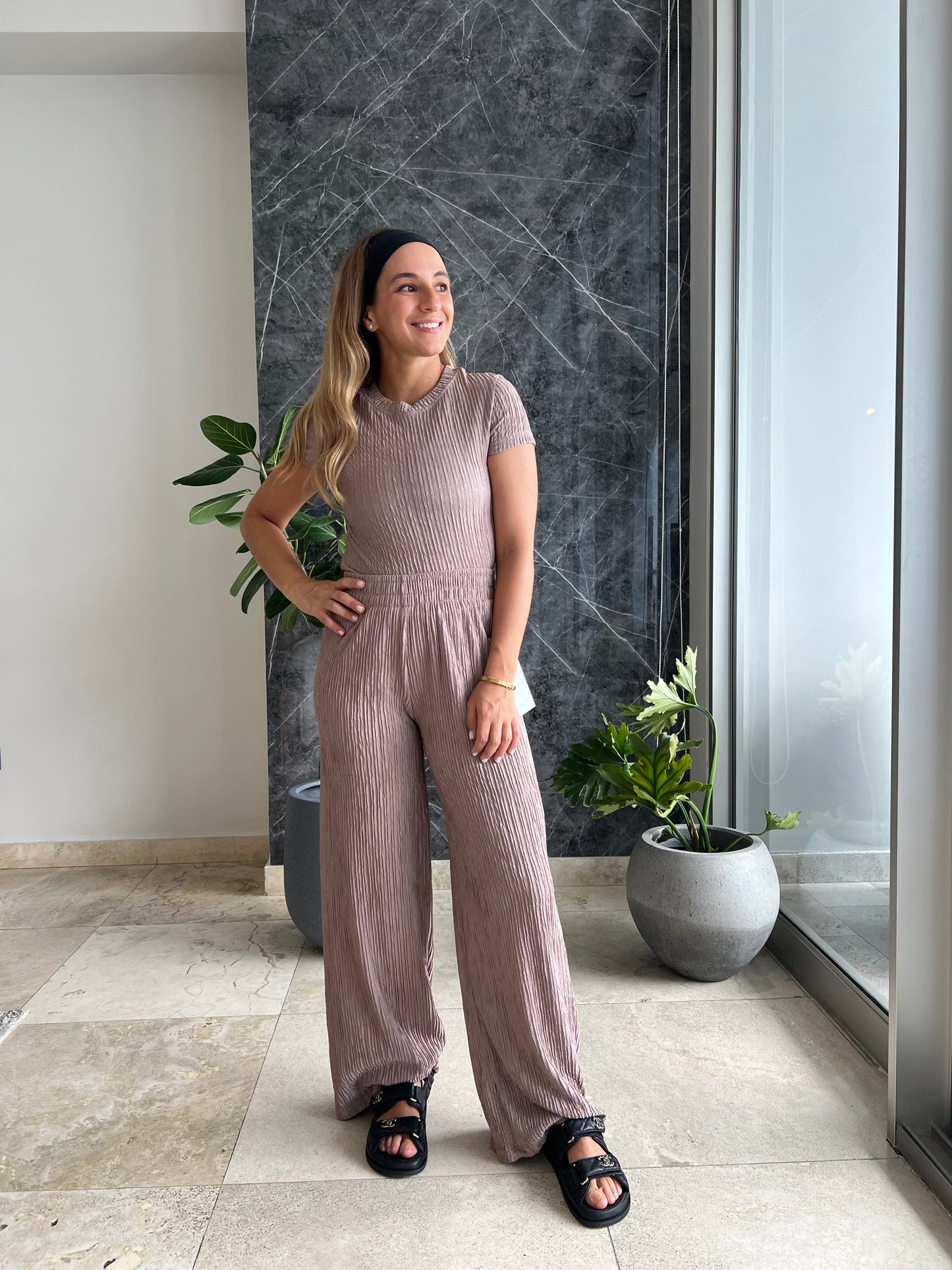 Blush pant & top set viaje