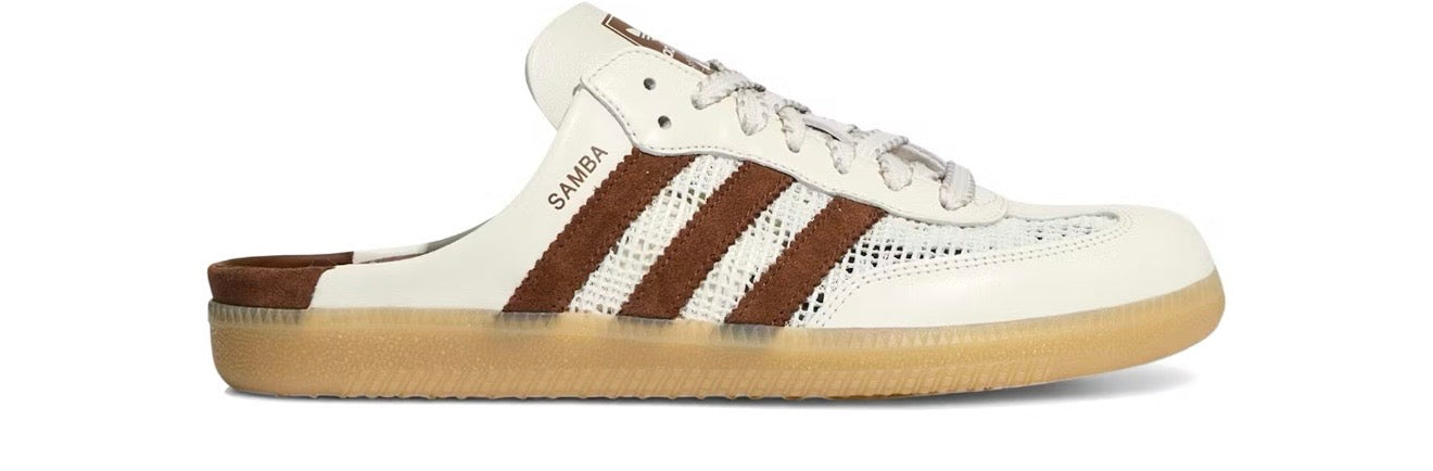 Ivory & Brown Mule sambas for women - 10 días