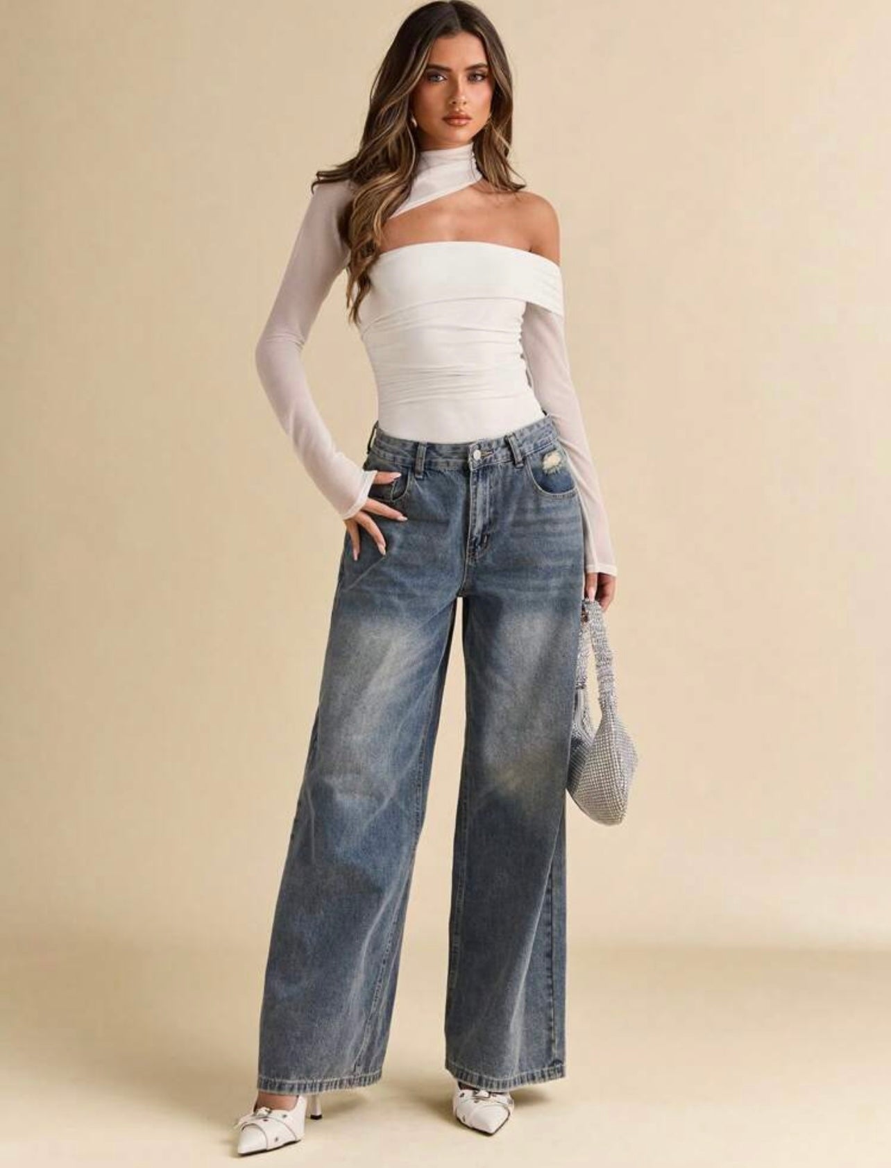 White bodysuit 6 mayo