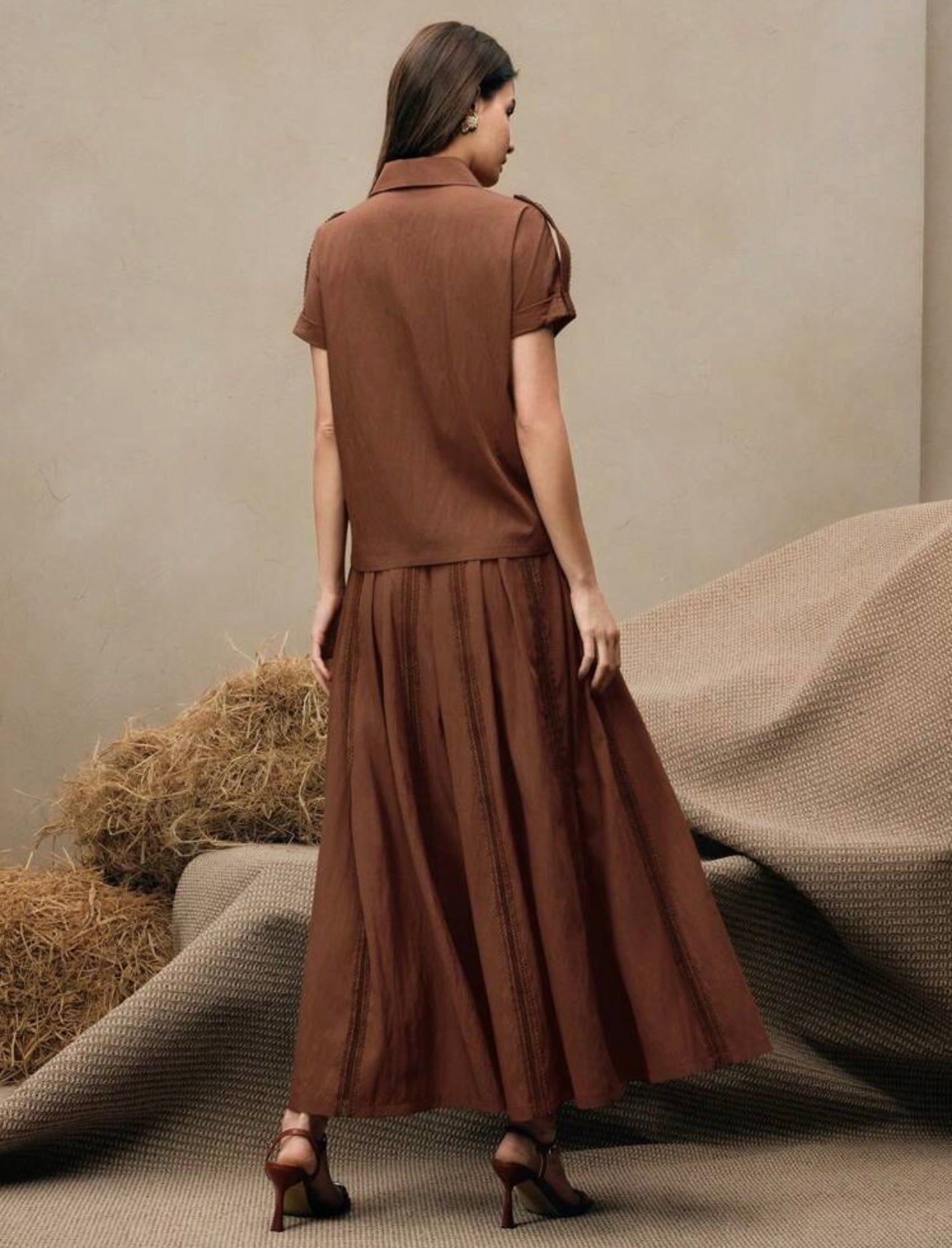 Brown maxi set 12 mayo