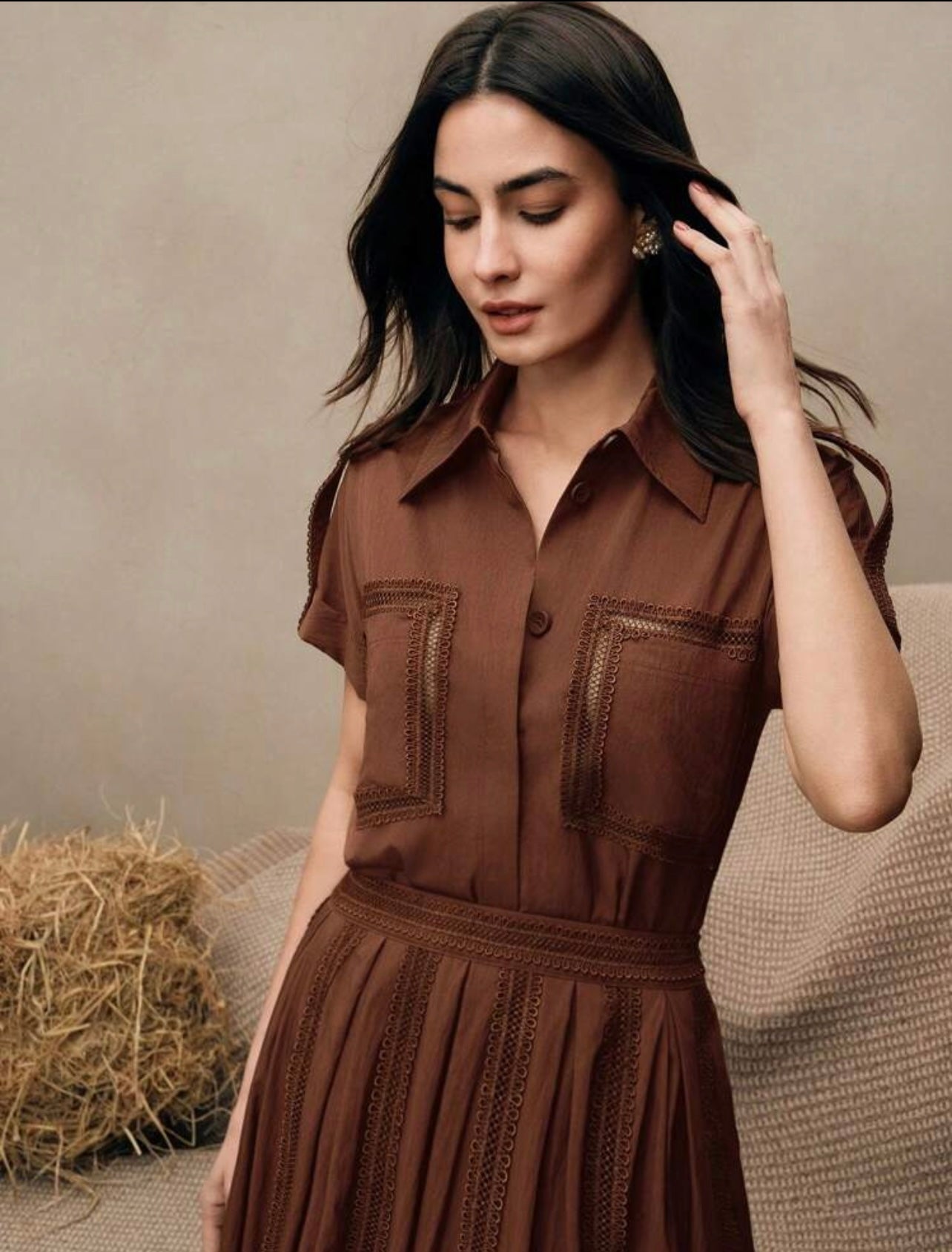 Brown maxi set 12 mayo