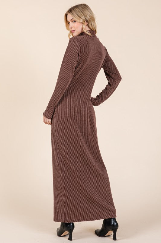 Brown Cotton Tzniut Dress 7 nov