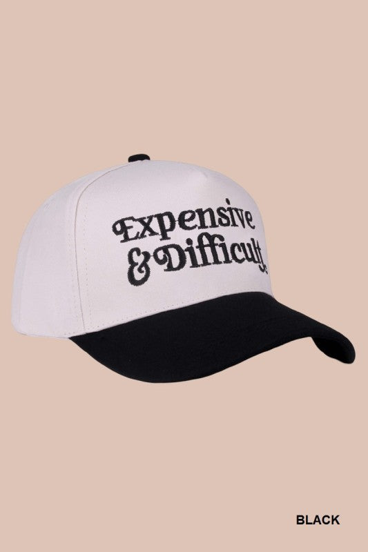 Black expensive & difficult hat