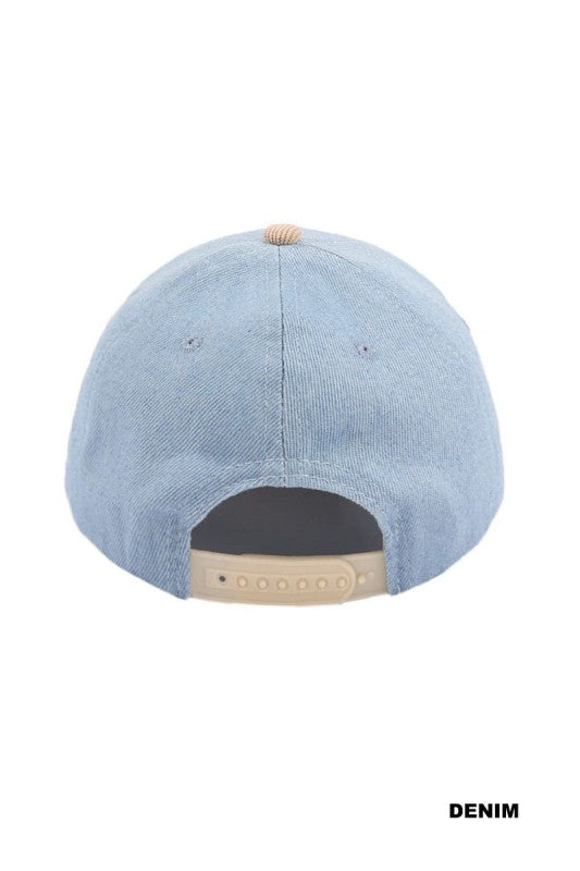 Denim & Nude Expenssive & difficult hat