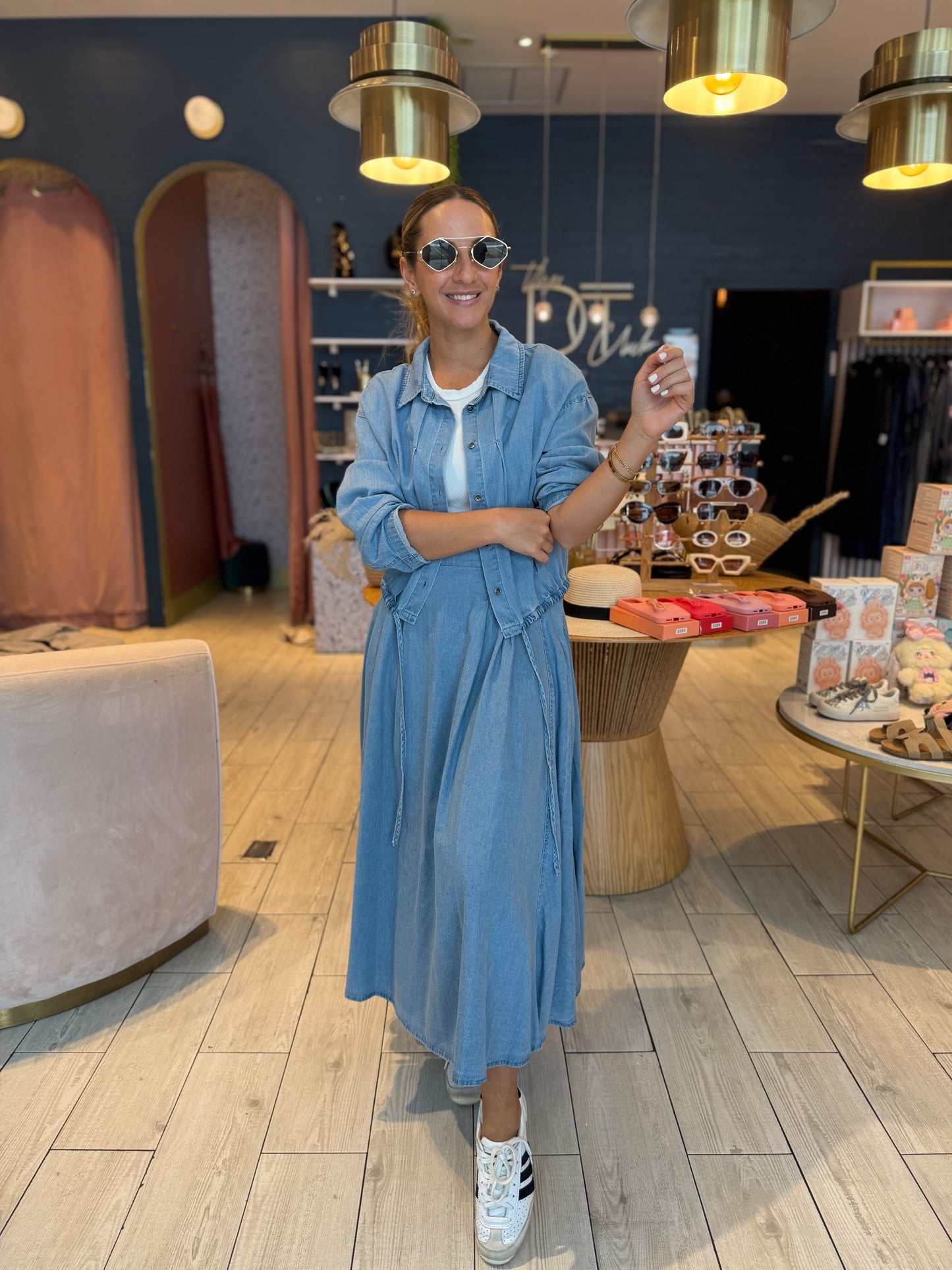 Daniela’s Denim skirt set