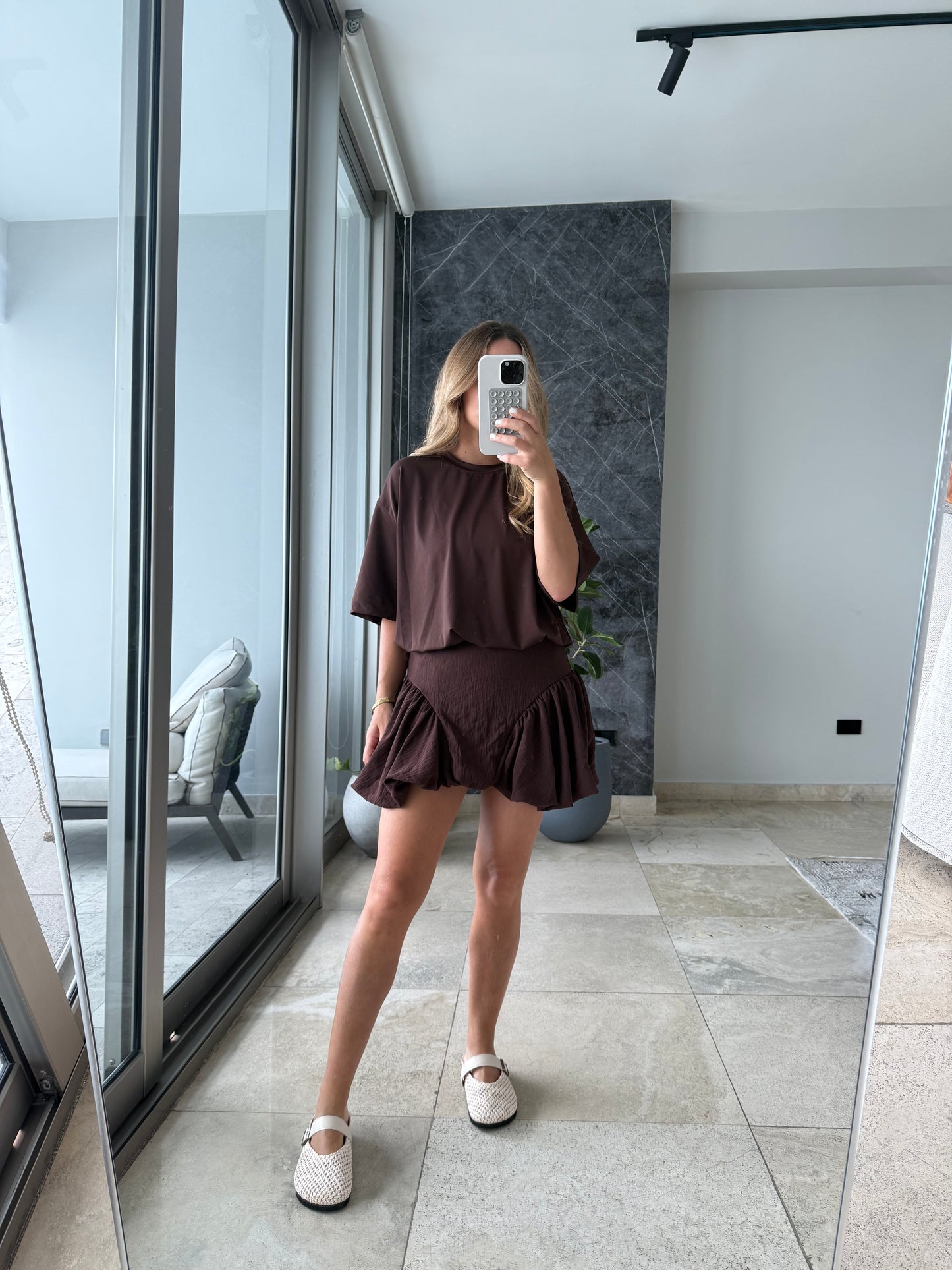 Coffee bubble tshirt dress