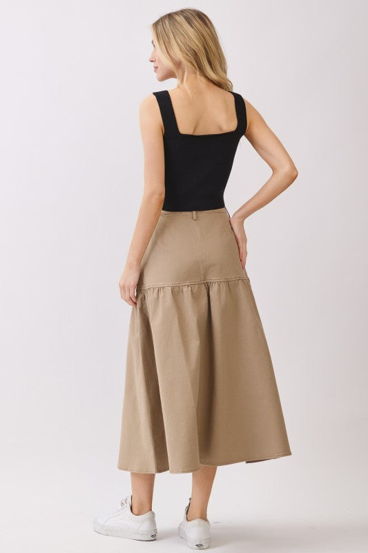 Taupe Raquel's skirt 5 dic