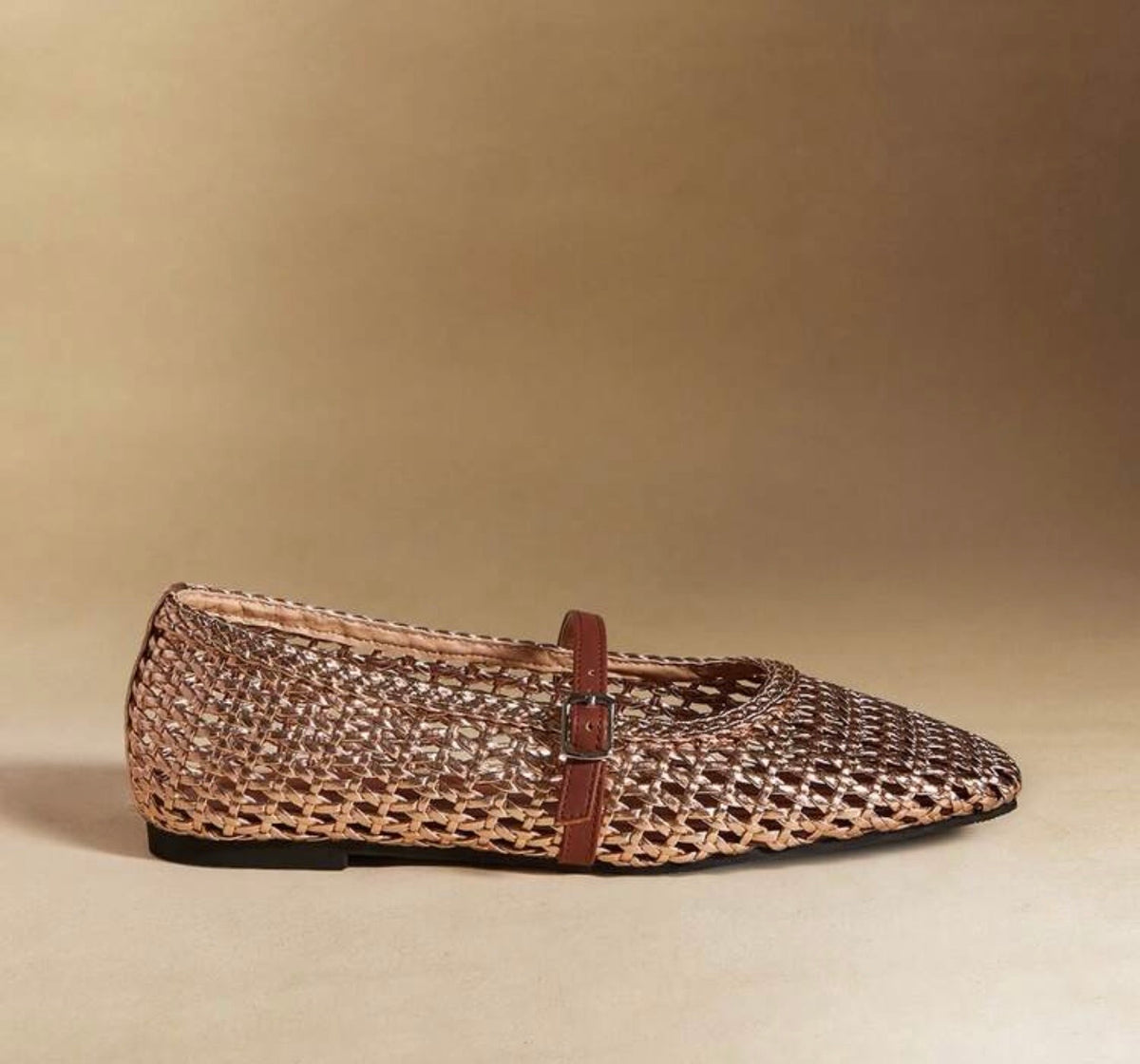Bronze Capri Flats