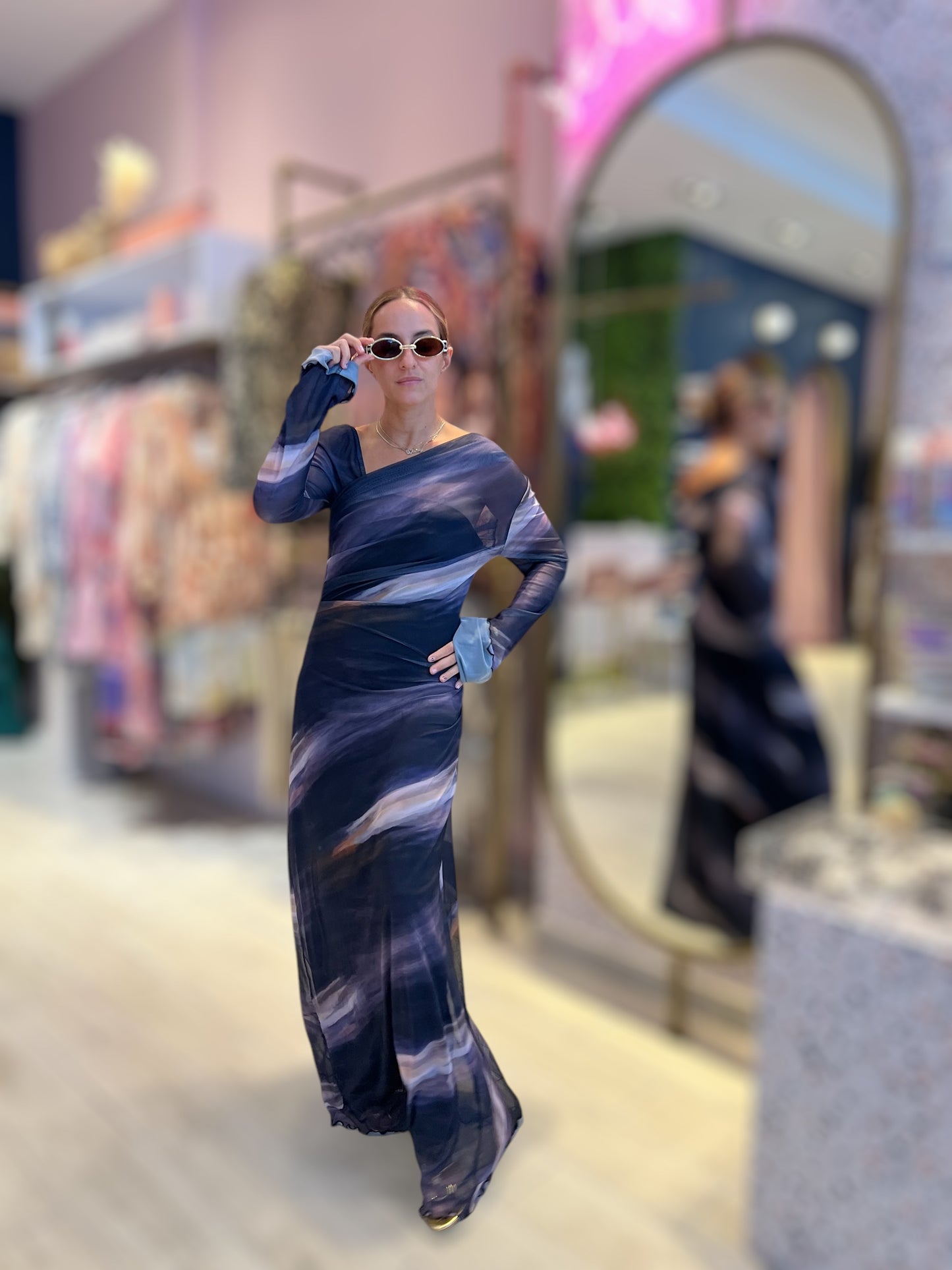 Zahara mesh Dress