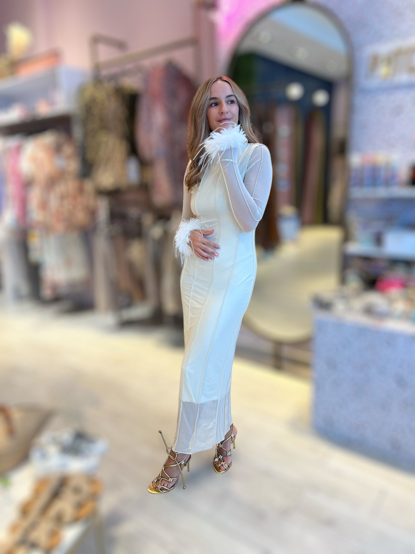 Cream magic Dress