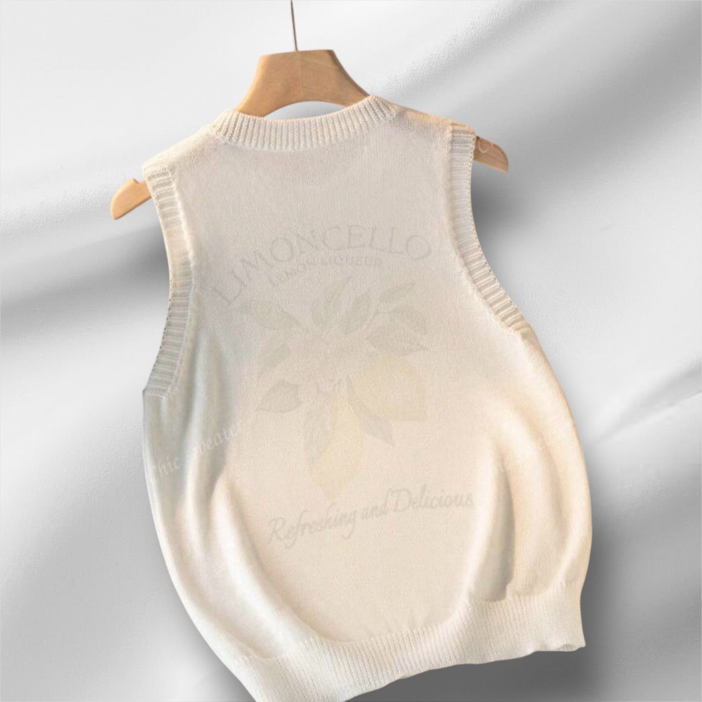 Limoncello knitted top 20 abril
