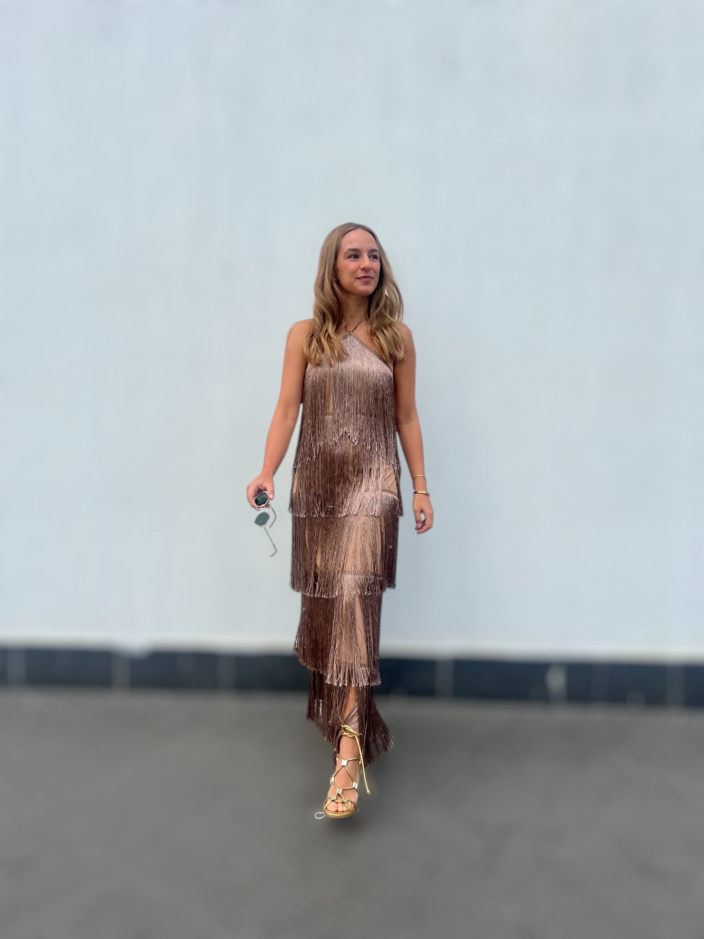 Bronze Gia’s Fringed Dress