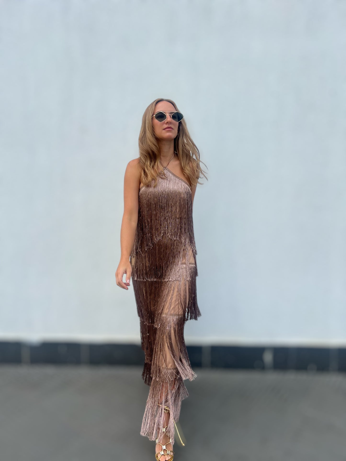 Bronze Gia’s Fringed Dress