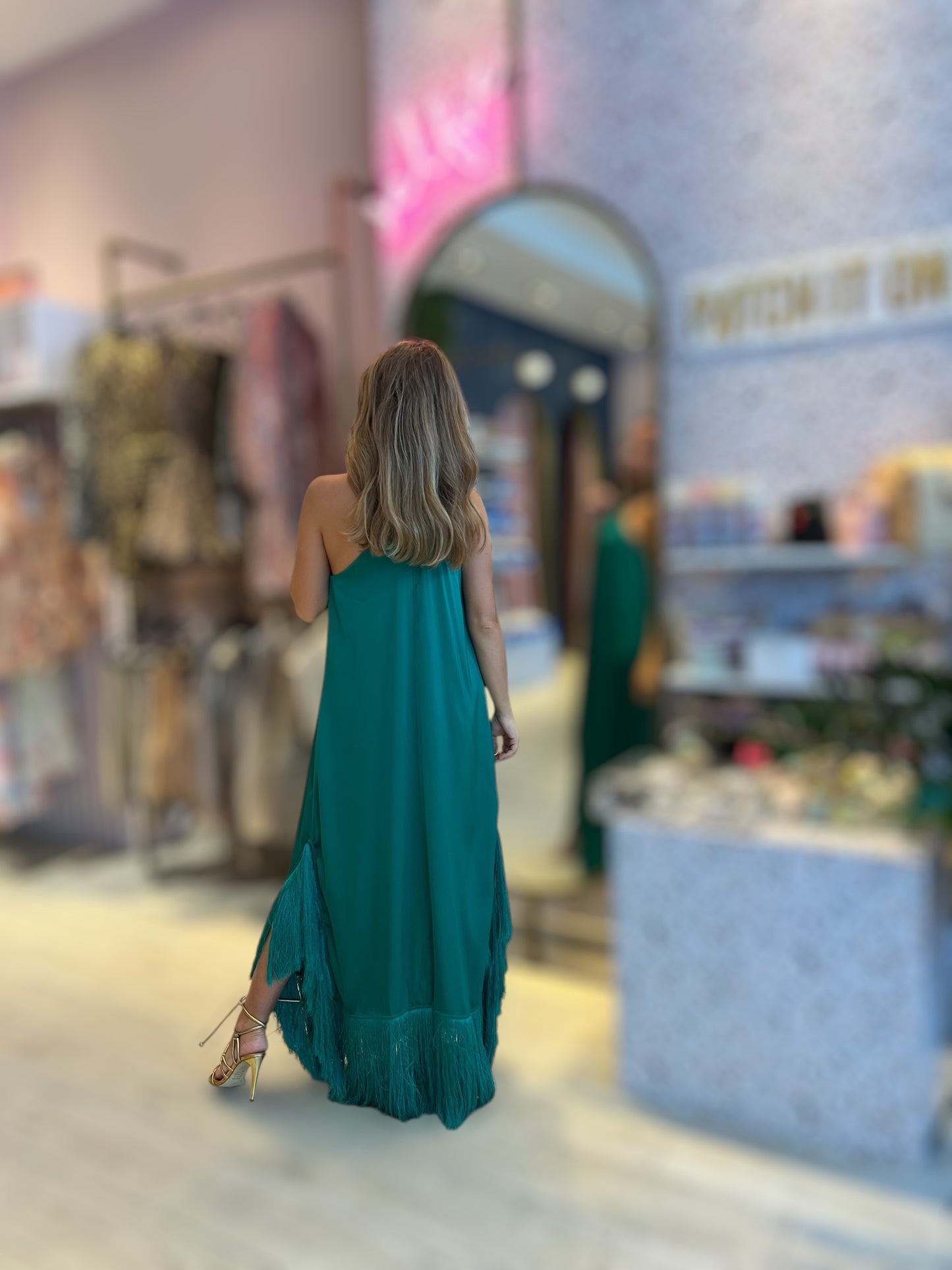 Green Fringed Dress 18 abril