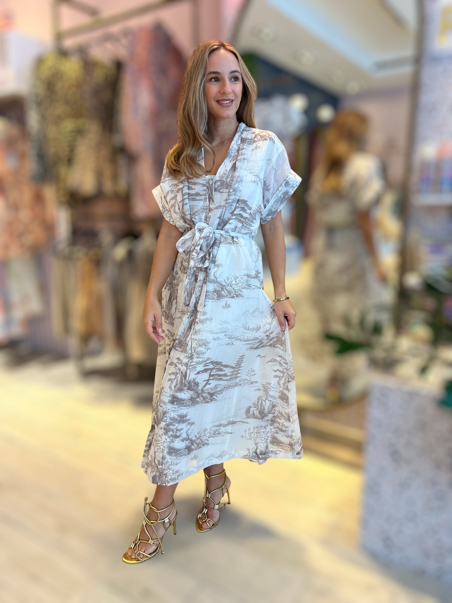 Grey d inspired dress