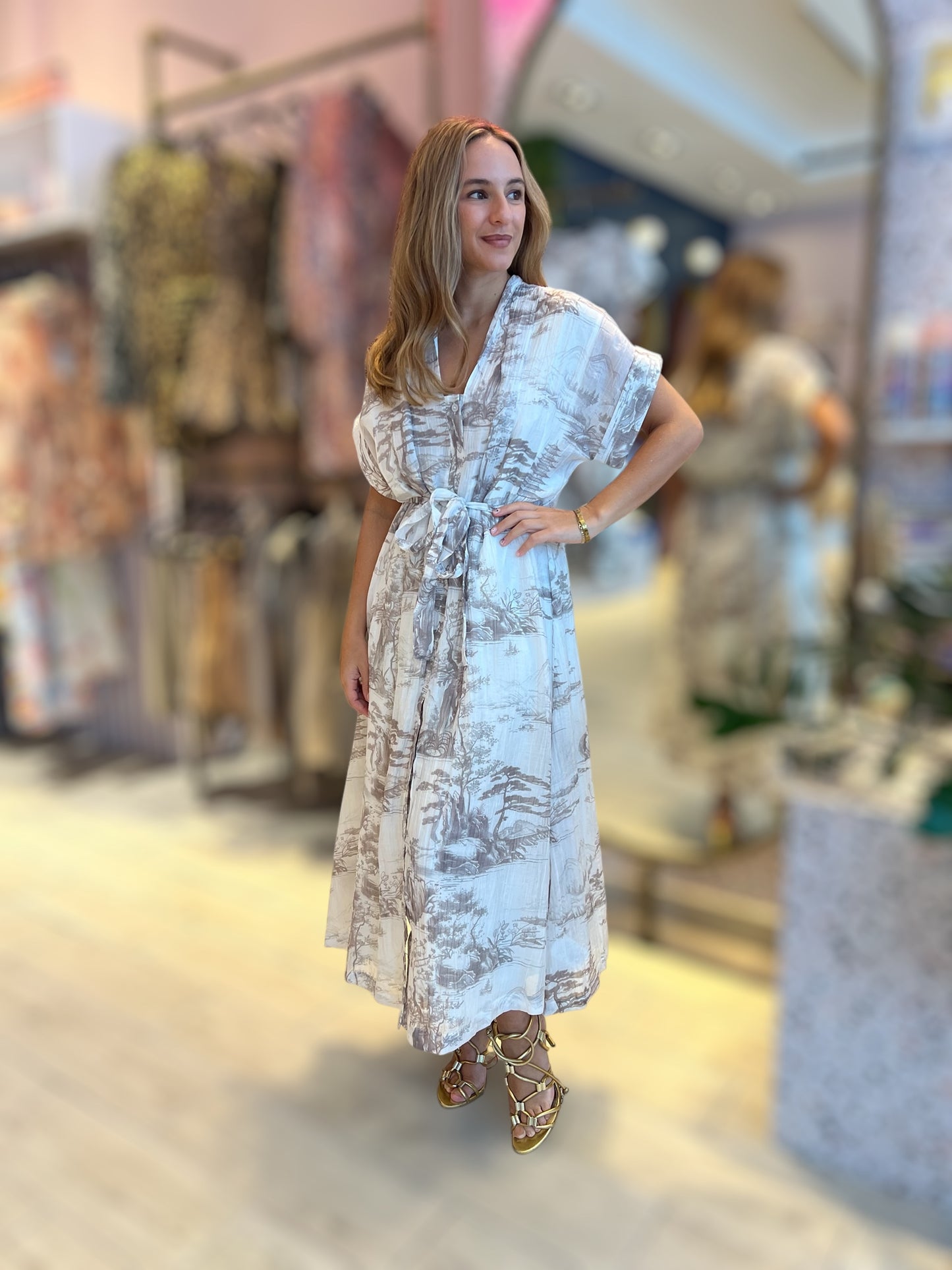 Grey d inspired dress