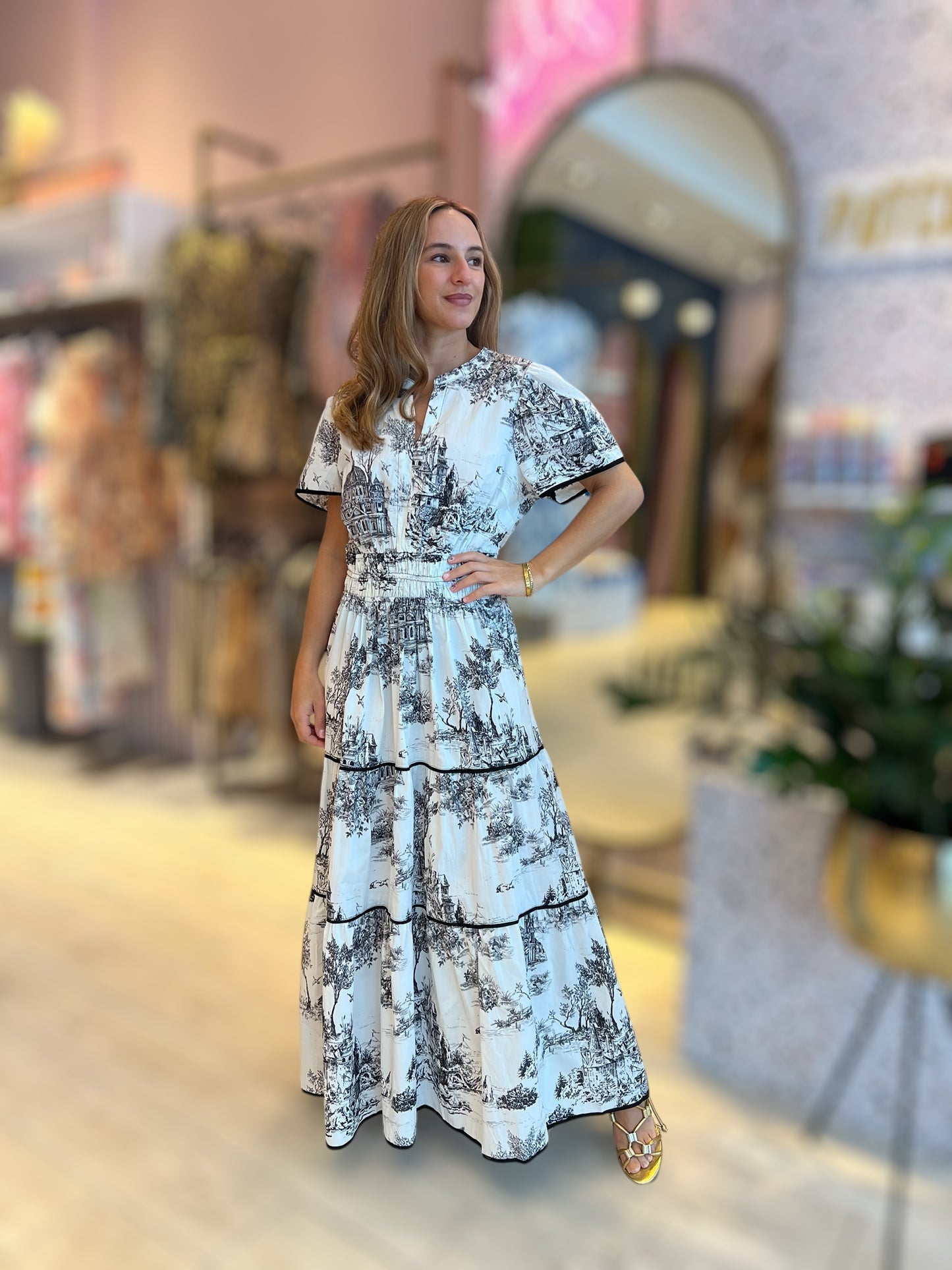Black D inspired dress