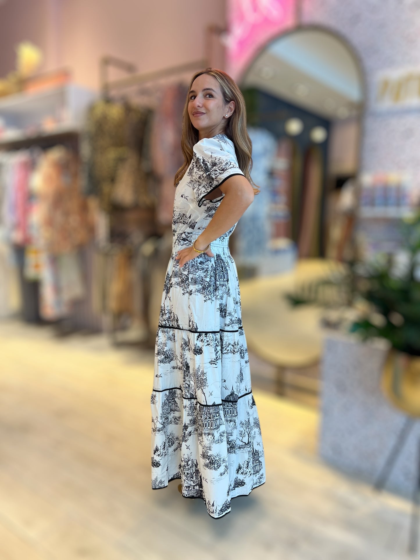 Black D inspired dress