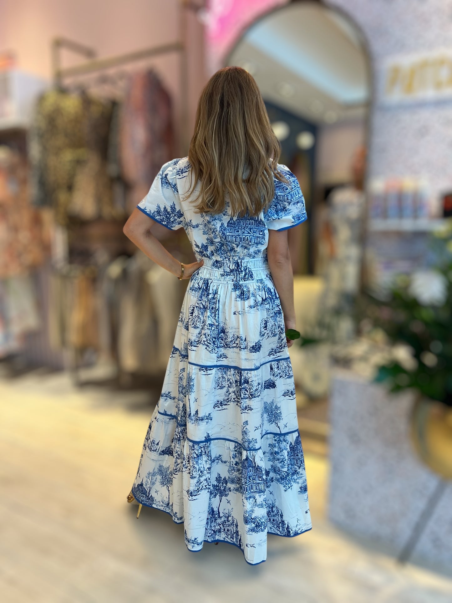 Blue D inspired dress