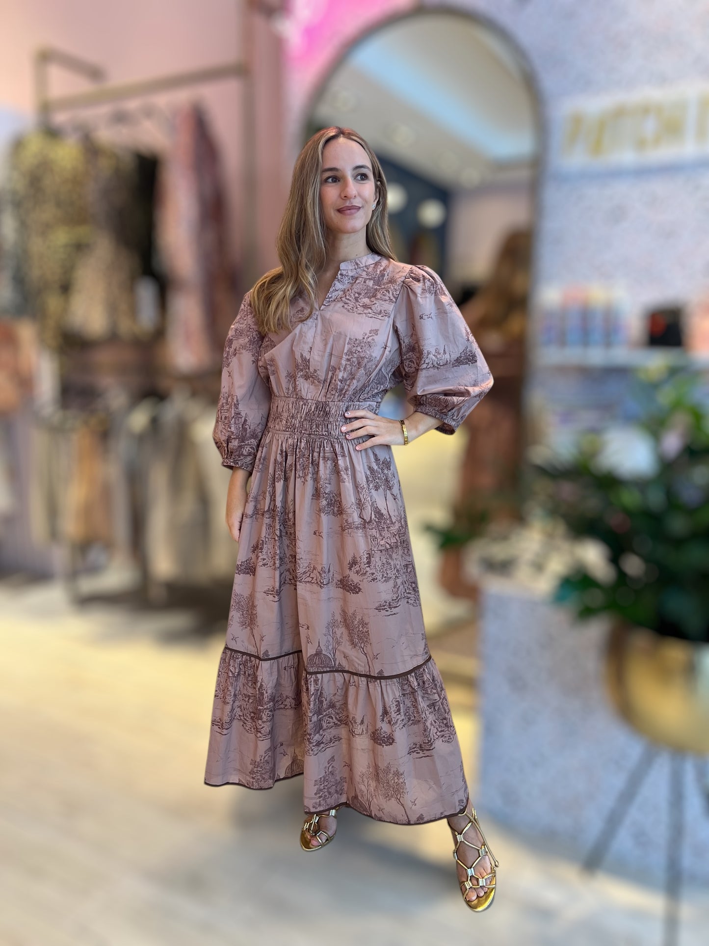 Latte D inspired dress