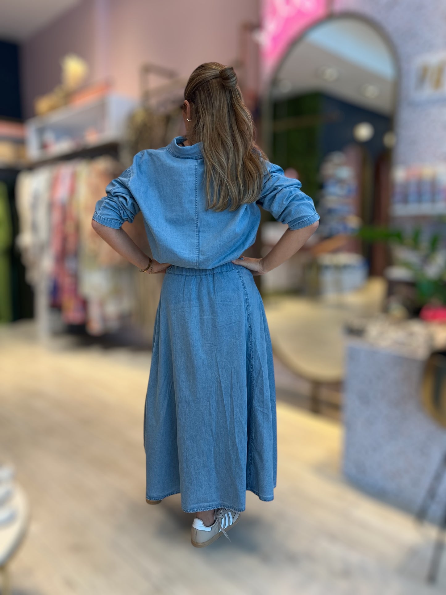 Daniela’s Denim skirt set