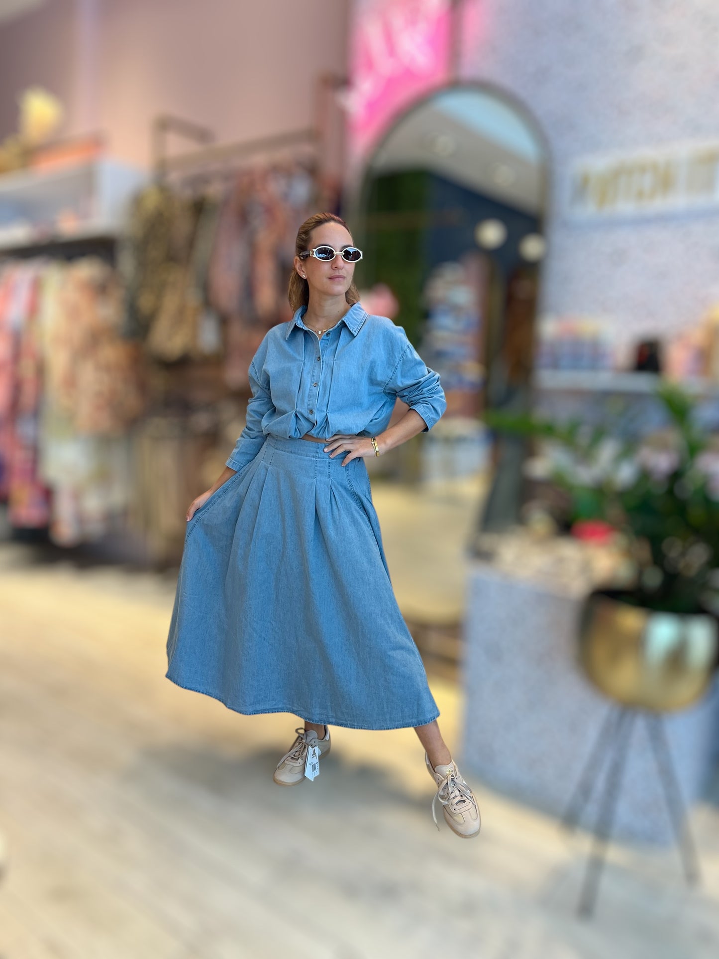 Daniela’s Denim skirt set
