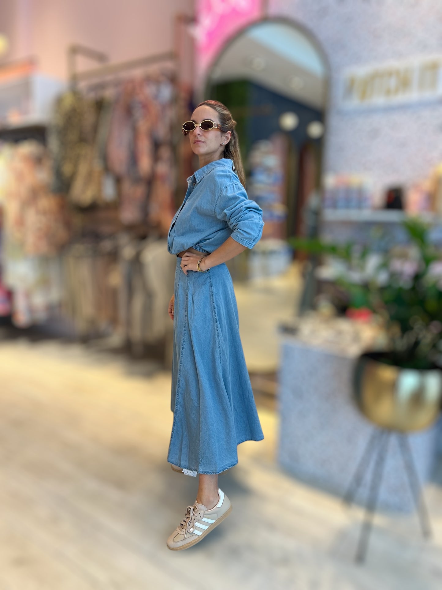 Daniela’s Denim skirt set