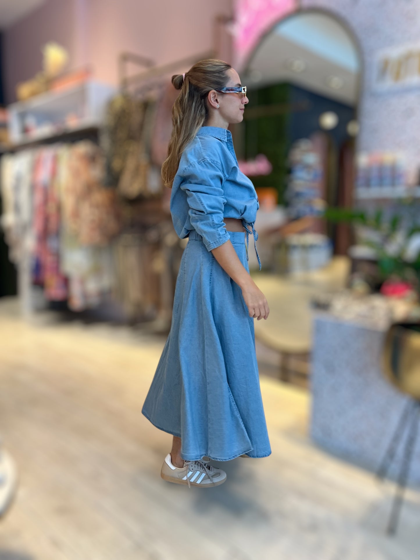 Daniela’s Denim skirt set