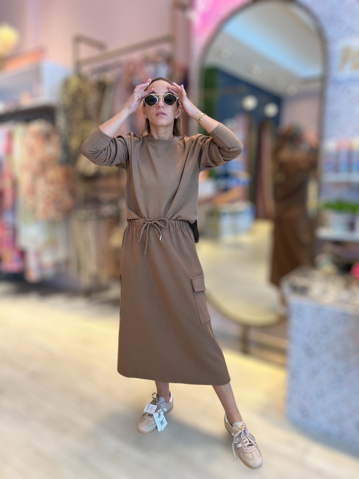 Daniela’s Coffee loungewear skirt set