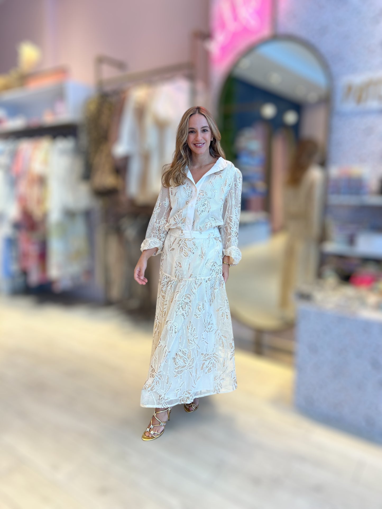 Luxury Bellas skirt set