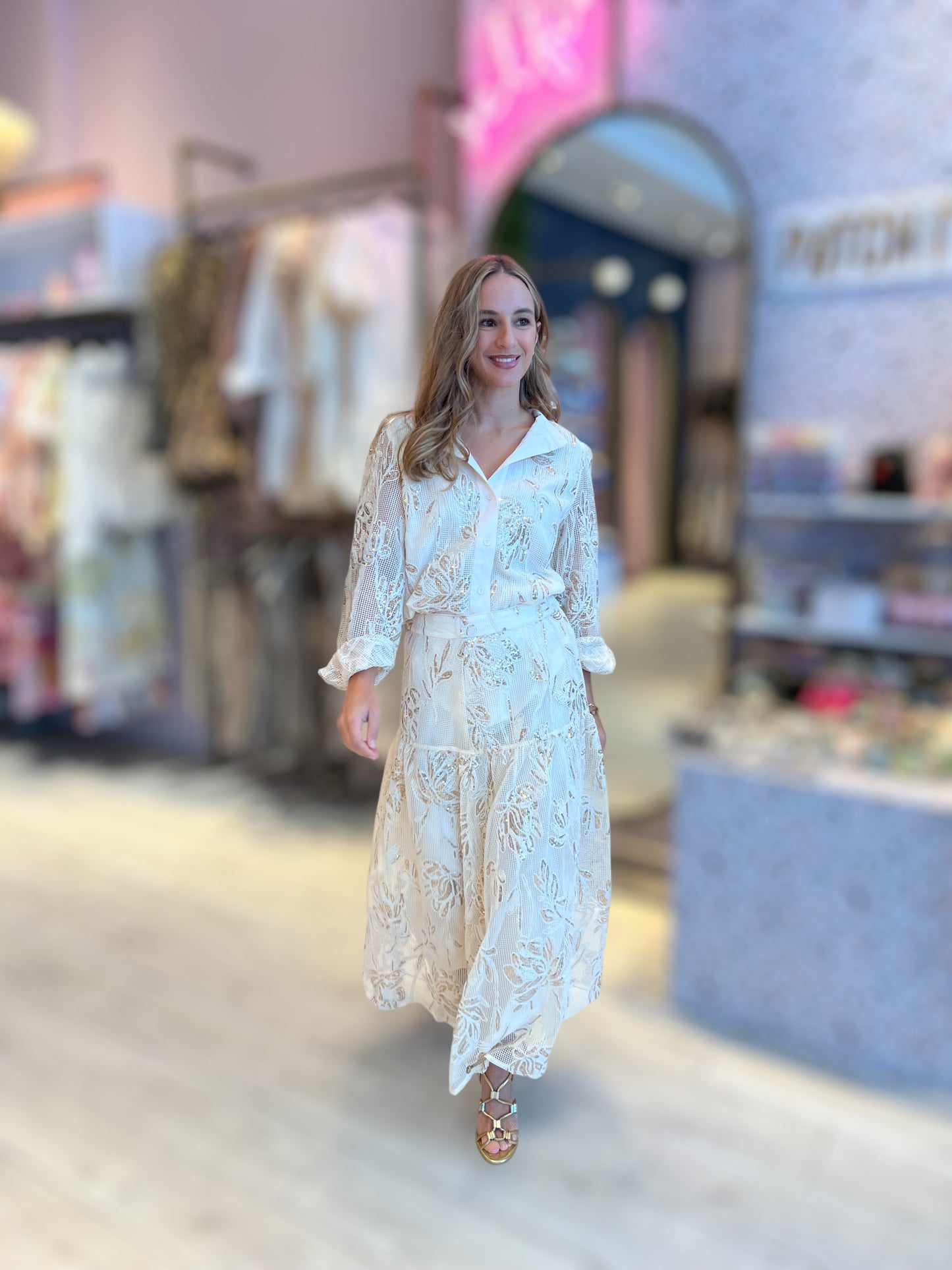 Luxury Bellas skirt set
