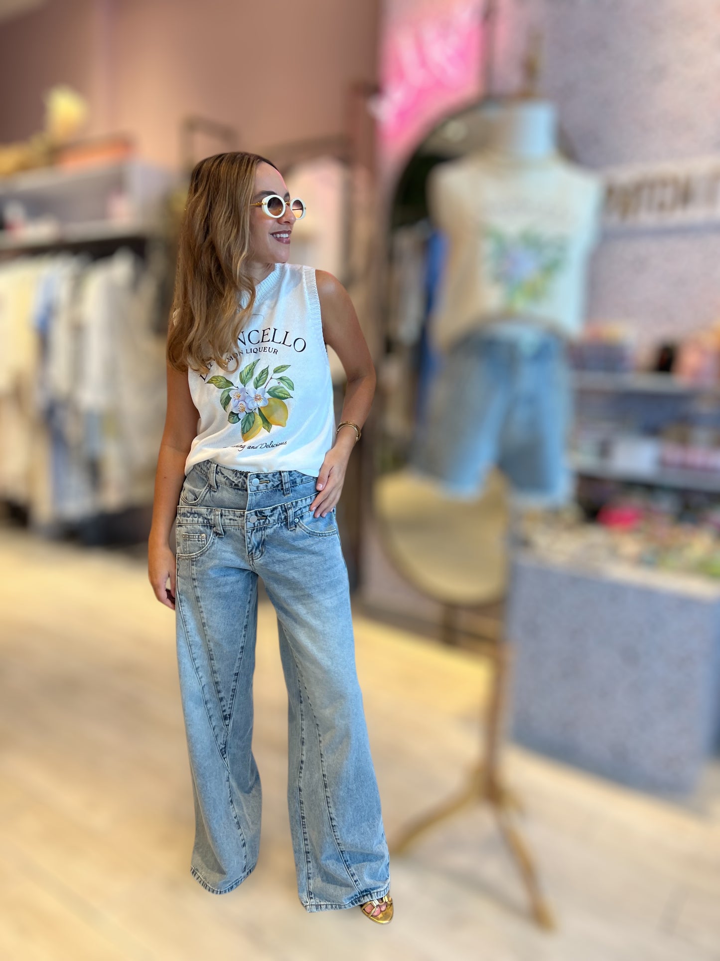 Limoncello knitted top
