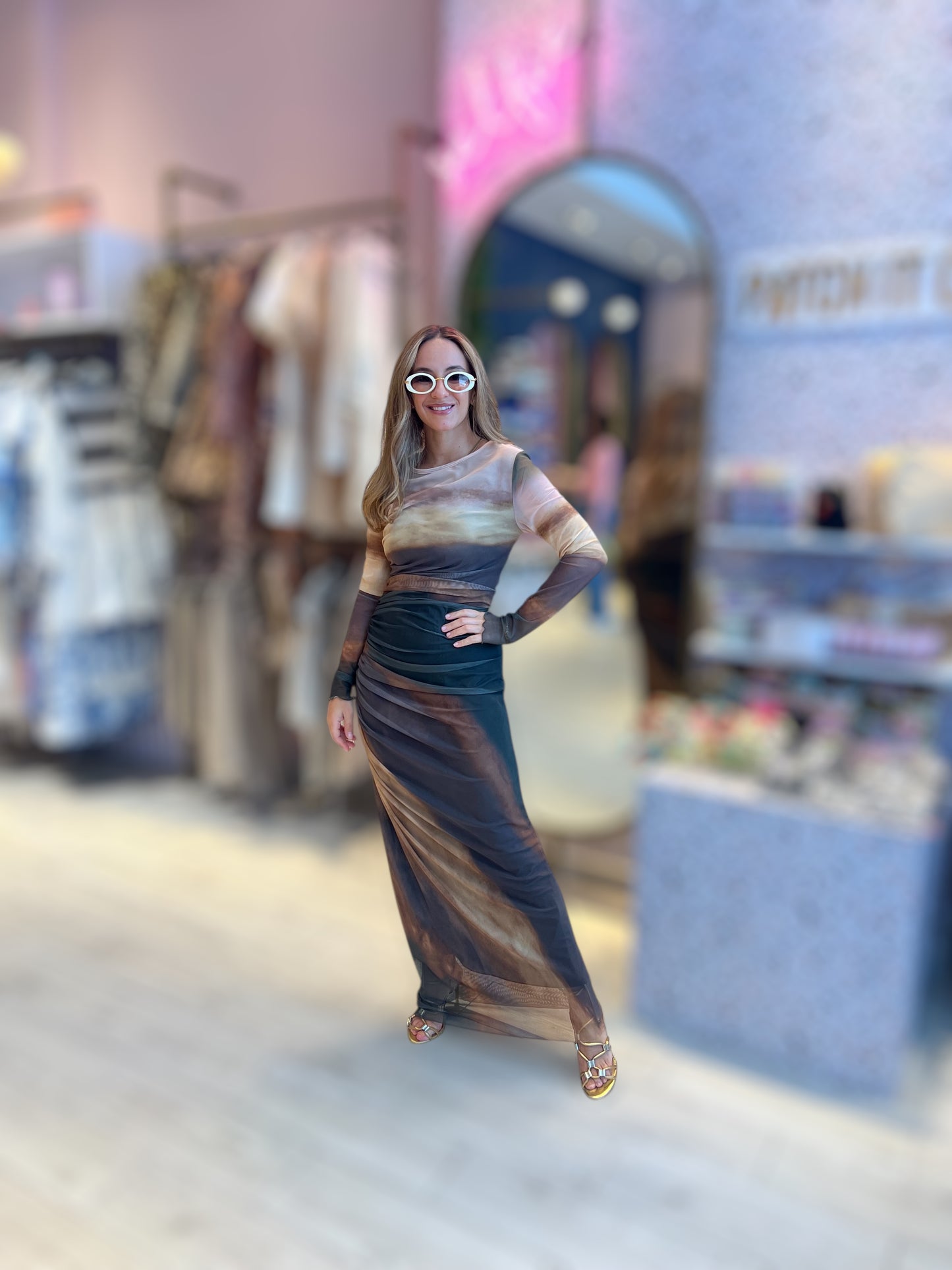 Zahara green dress