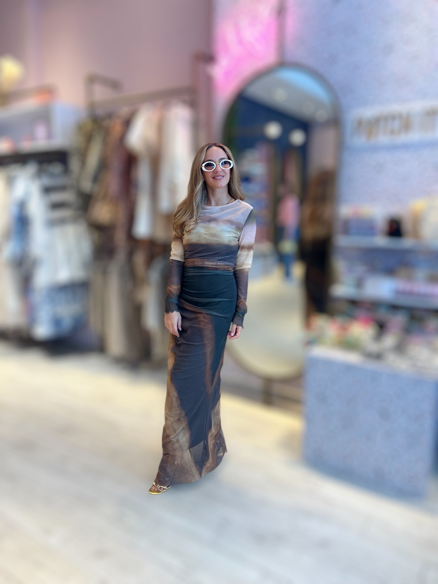 Zahara green dress