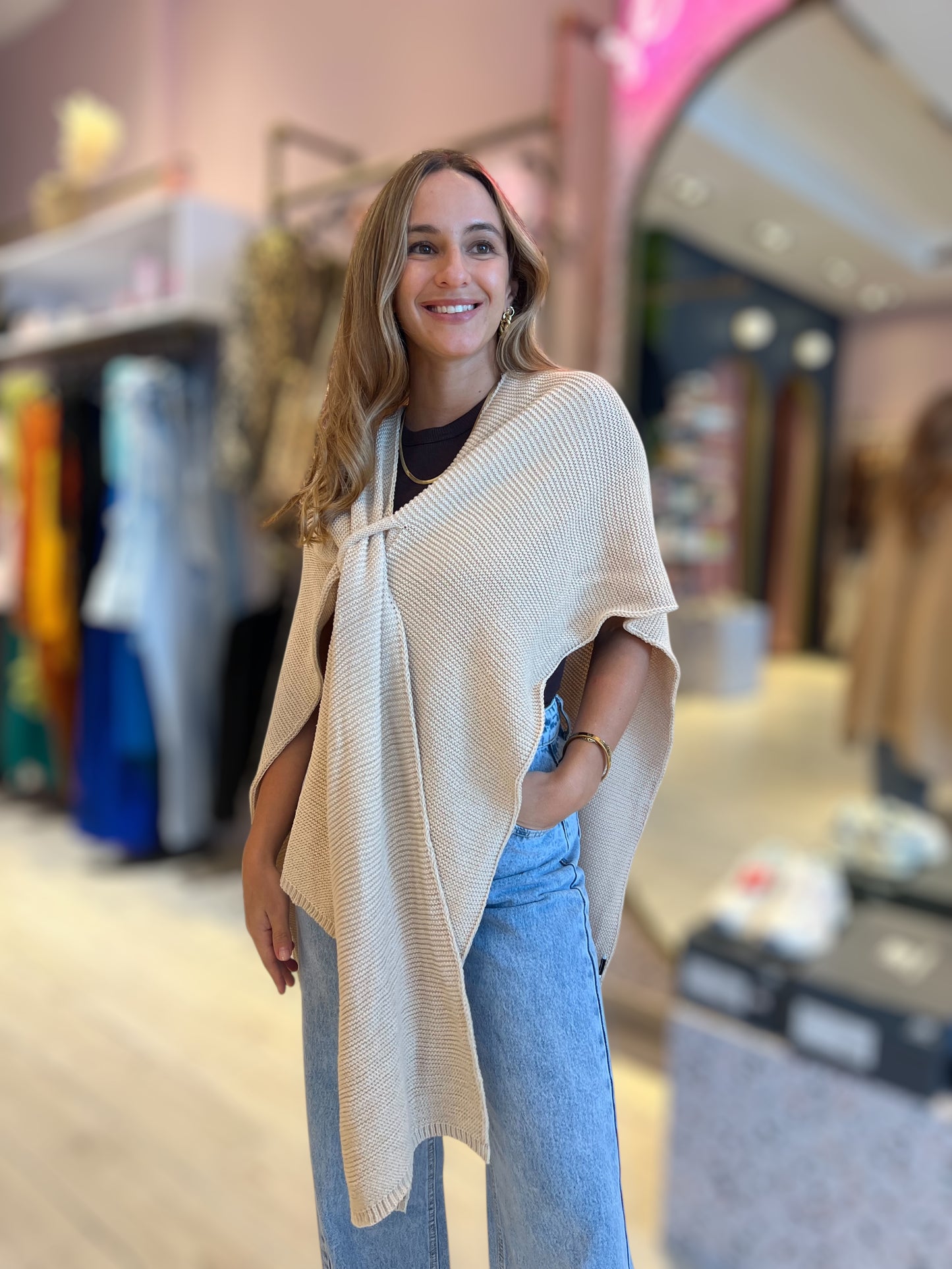 Nude cardigan