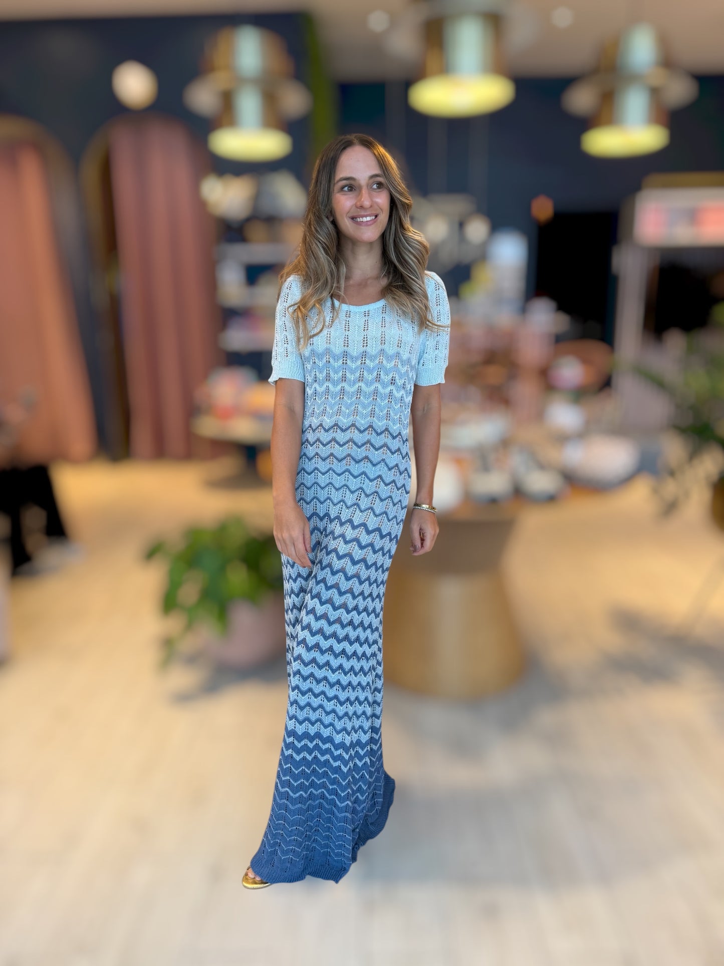 Oia croché Dress