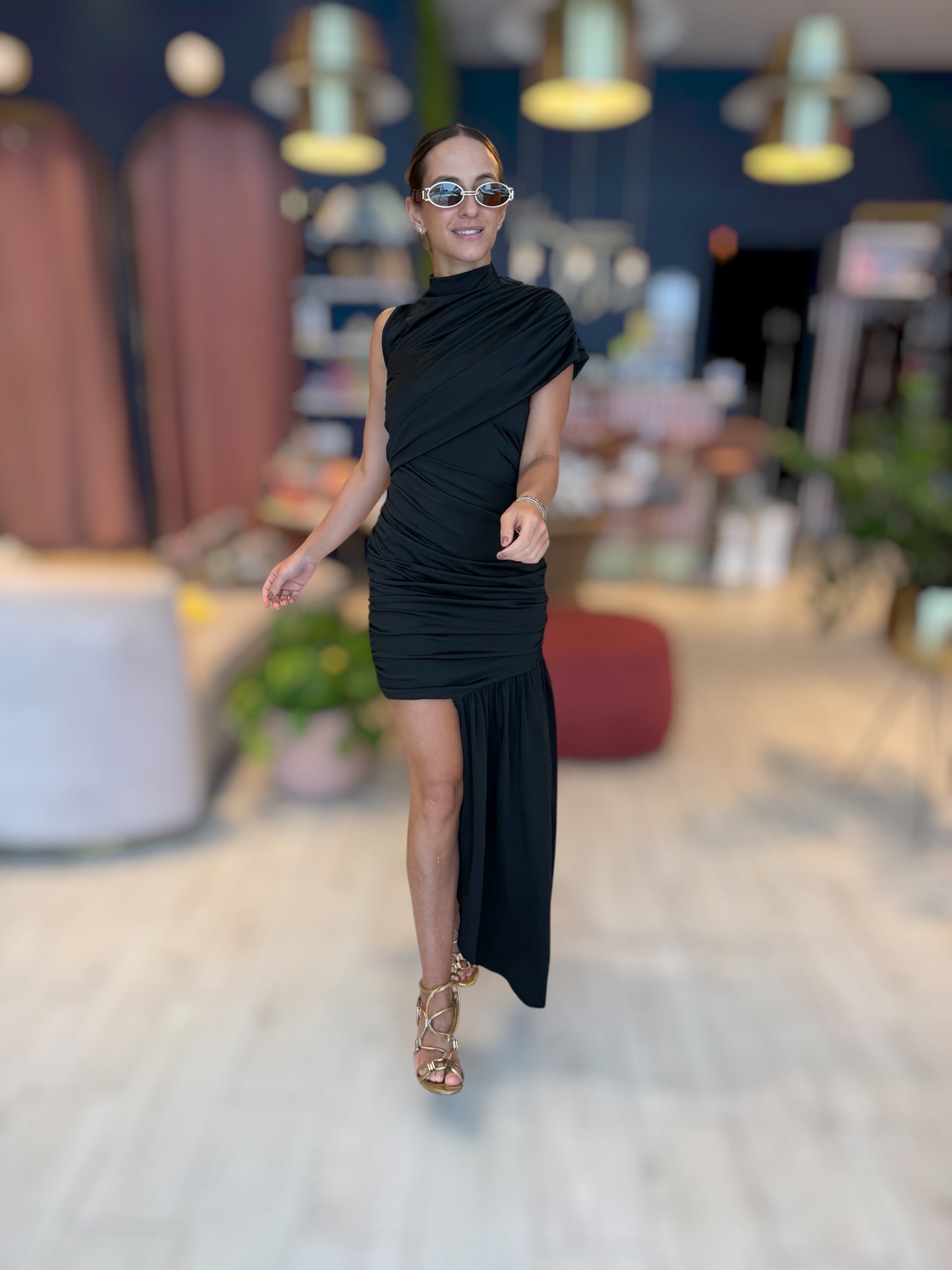 Black short and Long Dress