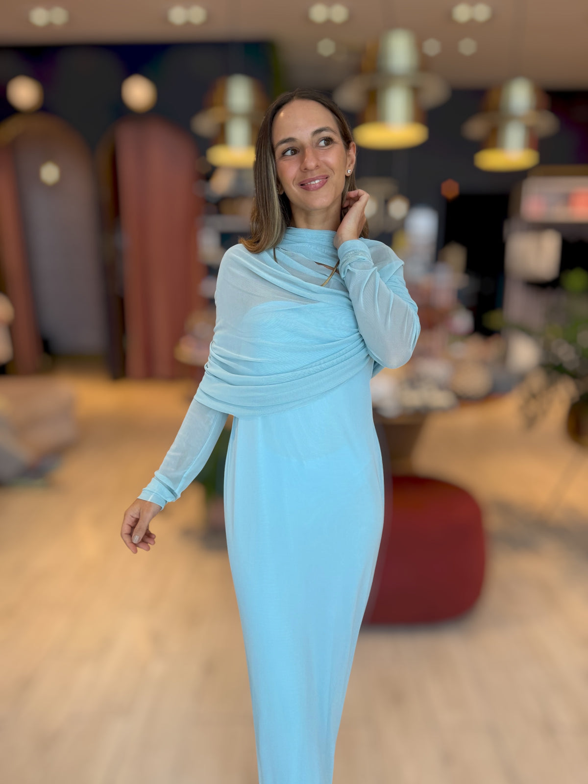 Light Blue oía Dress