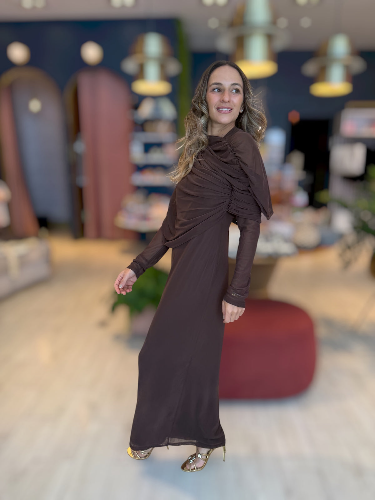 Brown oía Dress
