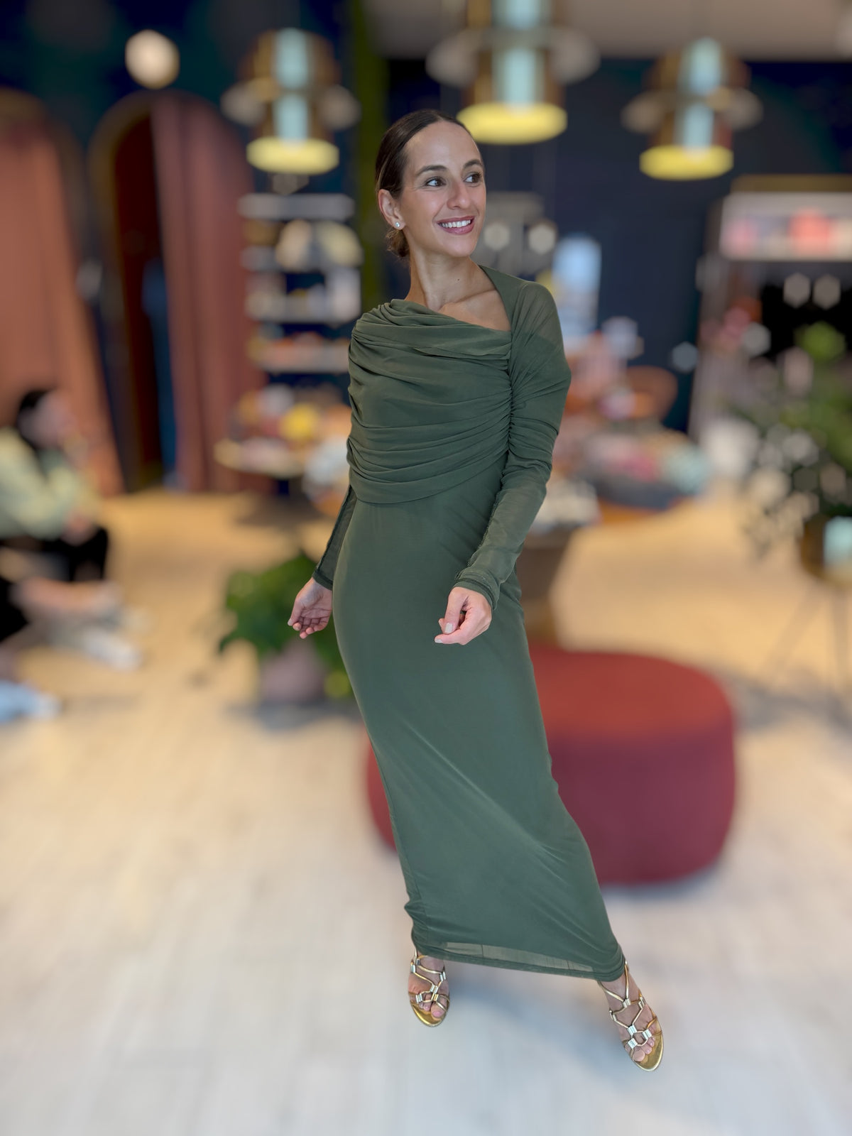 Olive oía Dress