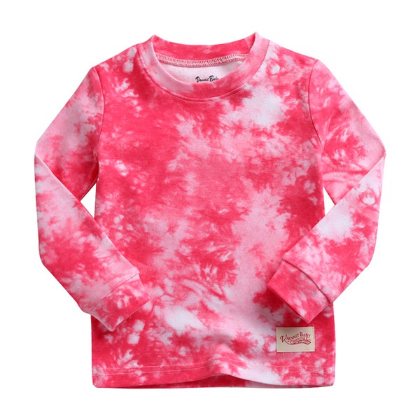 Hot pink tie dye pj